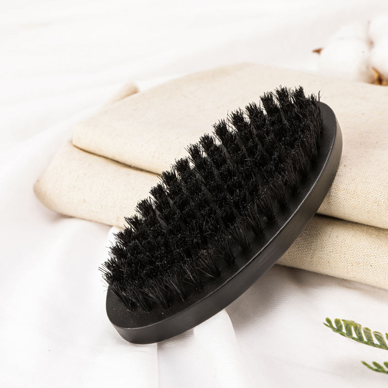 Customized Logo Eco-Friendly Boar Bristle Beard Brush