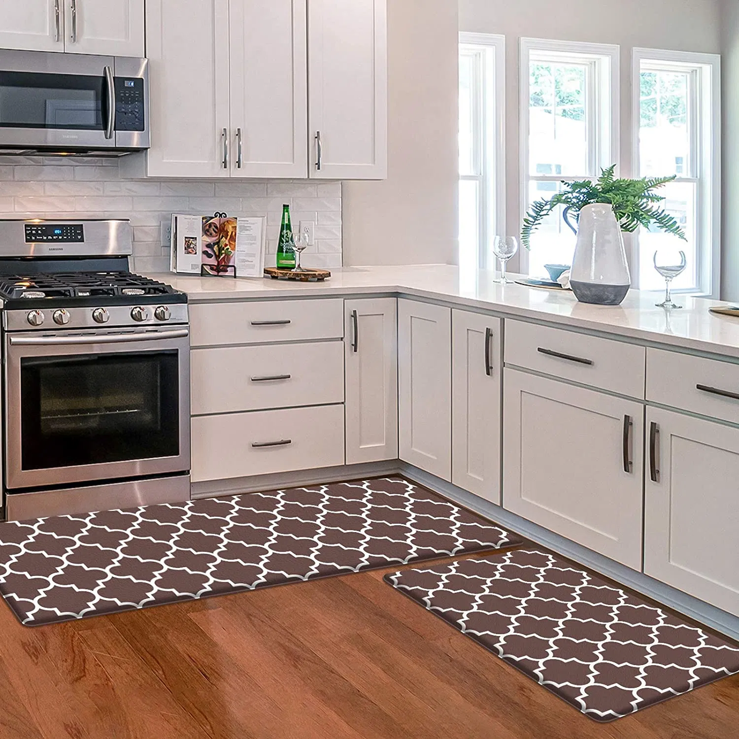 Digital Printed Various Pattern Eco Friendly PVC Custom Design Washable Durable Kitchen Anti Fatigue Floor Mat