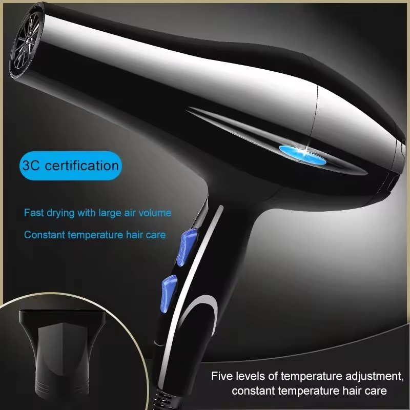 Professional Lightweight Hair Dryer for Travel and Home Use