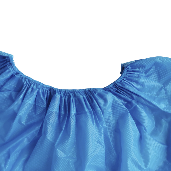 High Quality Waterproof Disposable CPE Plastic Blue Machine Made Shoe Cover Overshoes
