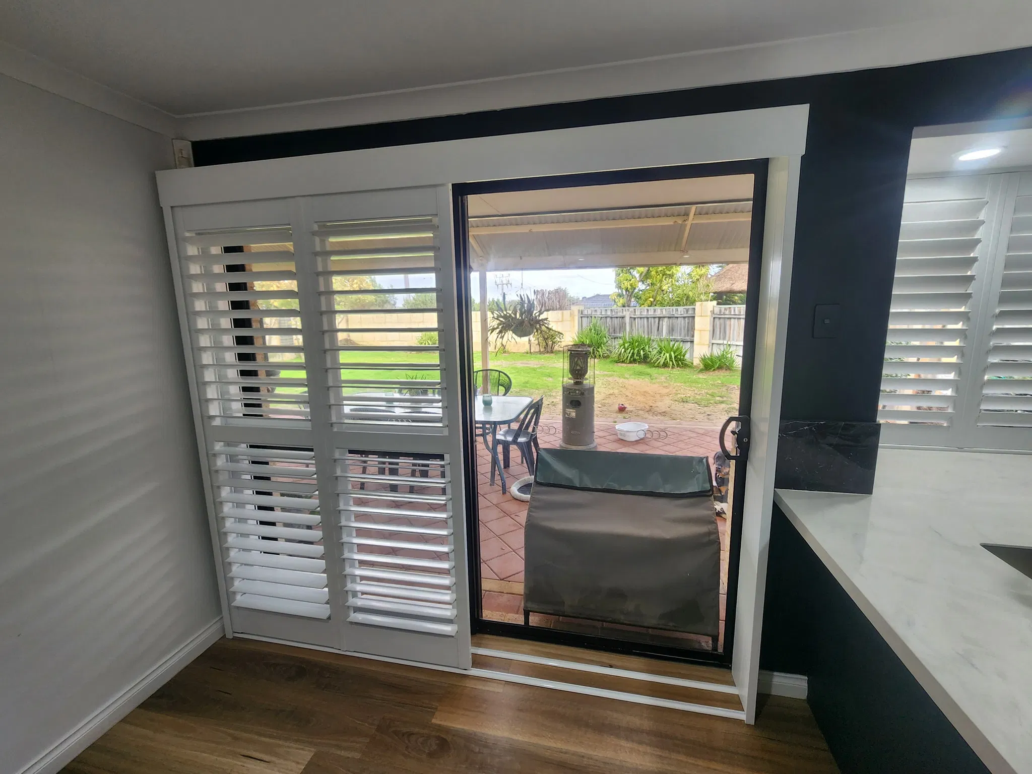More of Our Sliding Doors Shutter Beautiful PVC Plantation Shutters