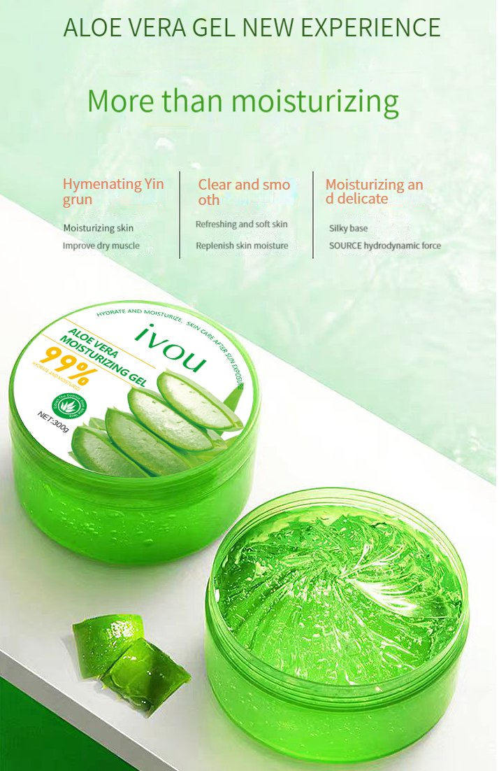 High Quality Sun Burn Skin Repair Aloe Vera Soothing Gel for Face