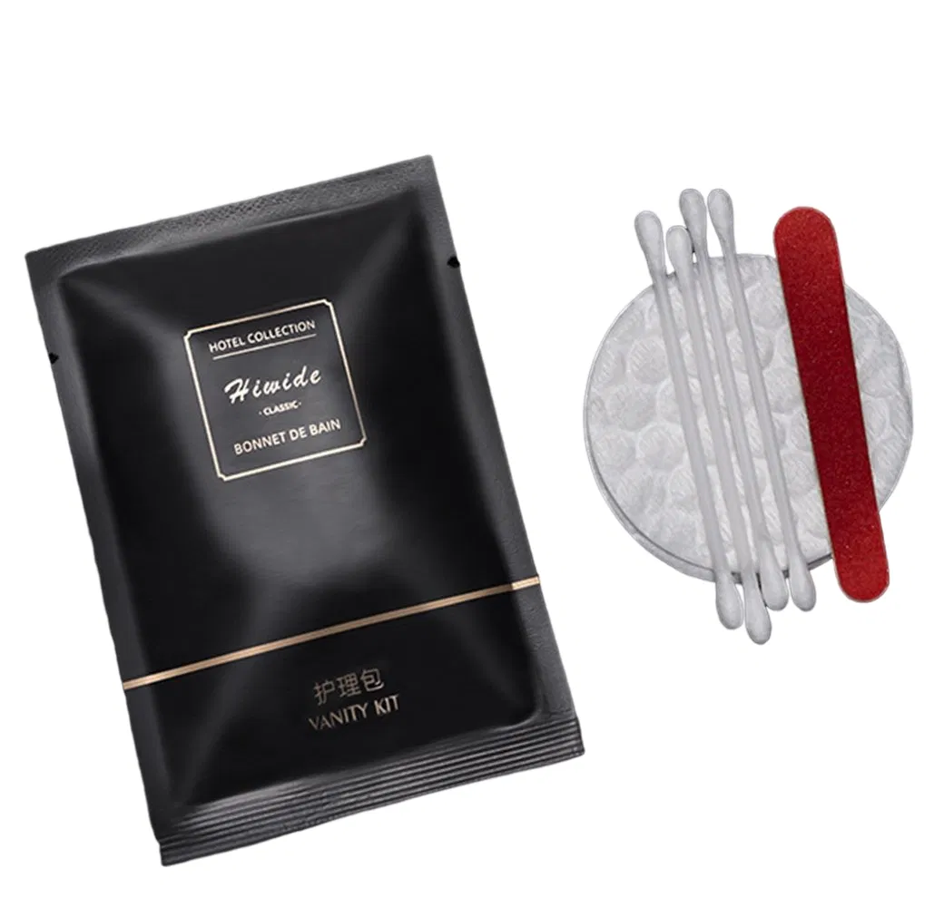 Vanity Kits in Kraft Paper Box with Hotel Amenities for Guest Room