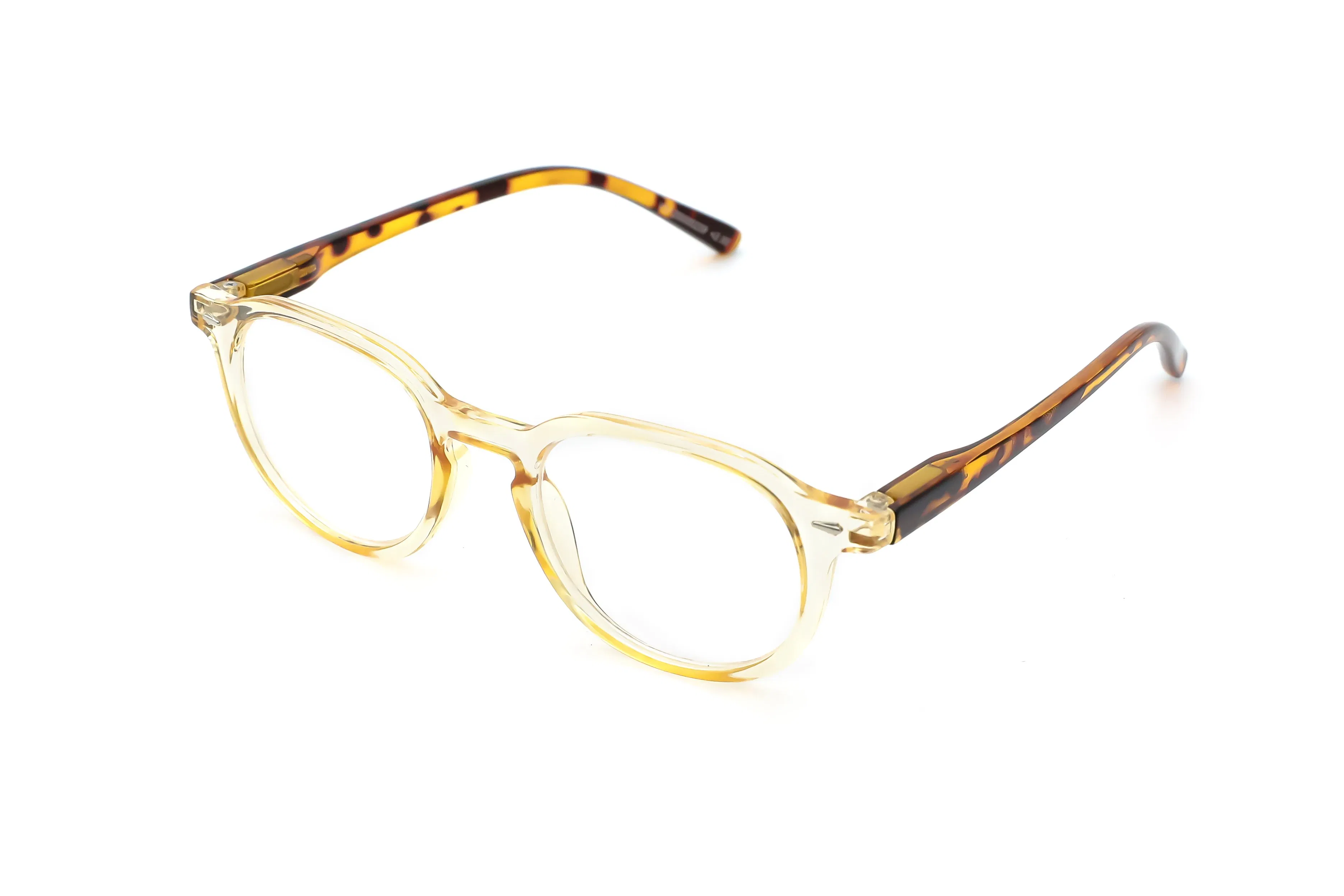 Vintage-Inspired Thin Round Plastic Reading Glasses for Stylish Readers