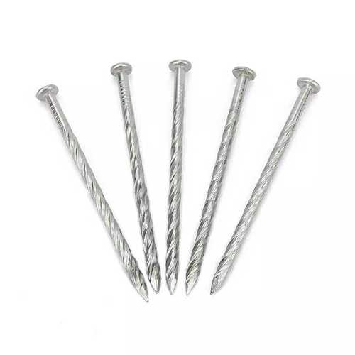Colored Zinc Cement Nails/Galvanized Twisted Nails/Woodworking Keel Nail/Floor Screw