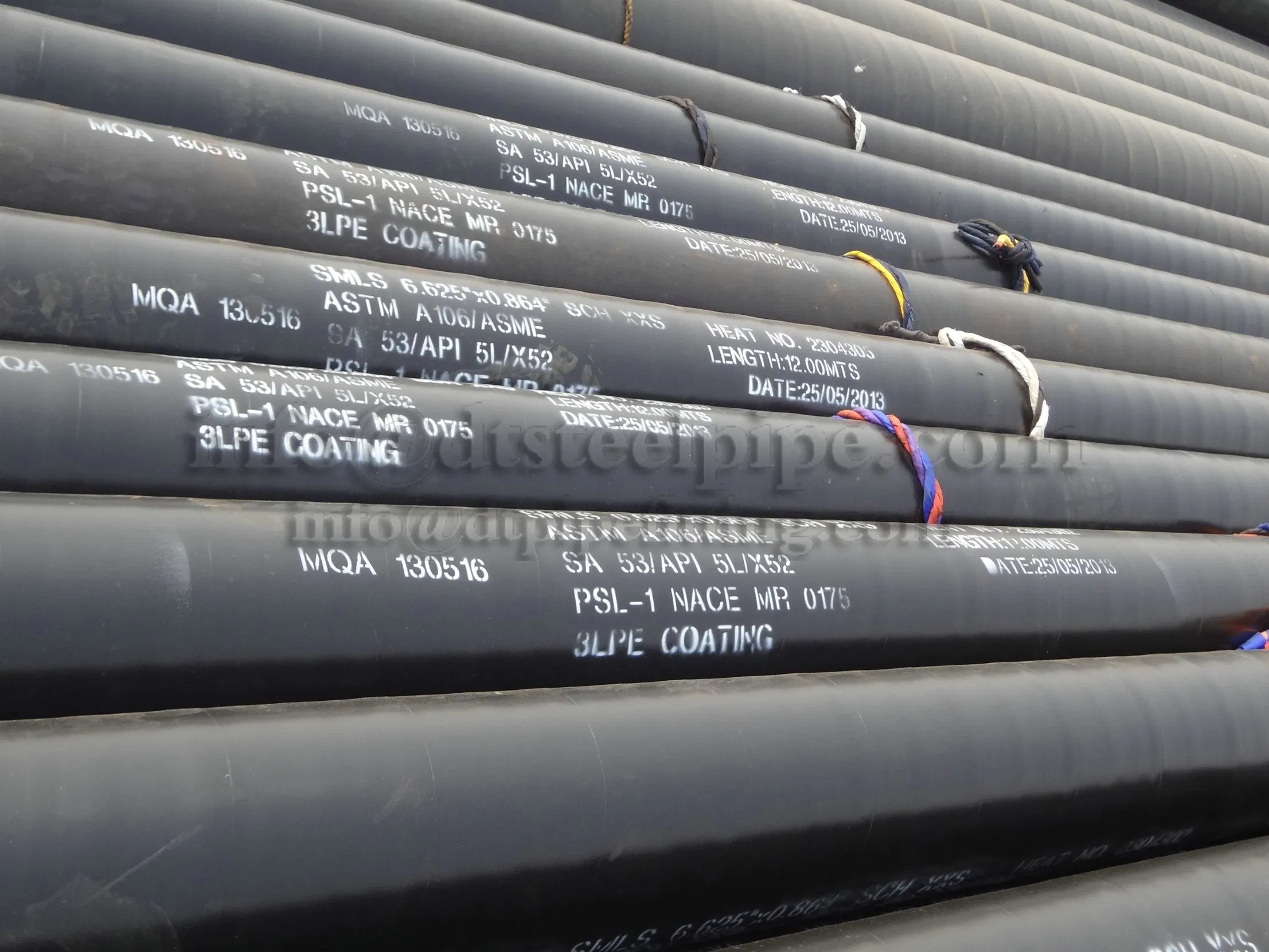 Datang ASTM A106/ASME SA53 5L Smls Steel Tube