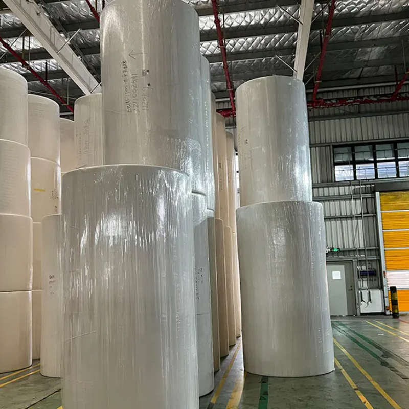 OEM Bamboo Pulp White and Unbleached Jumbo Roll Raw Material