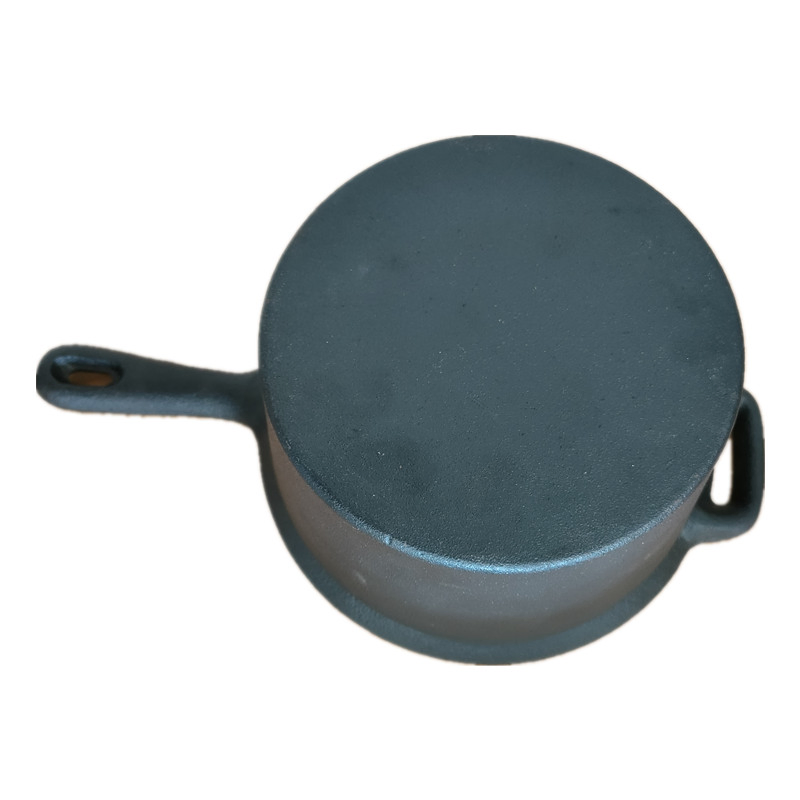 Pre-Seasoned Coating Cast Iron Cooking Stew Pot Saucepan Soup Milk Sauce Pot