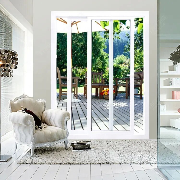 Premium Triple Glass Sealing UPVC Sliding Doors for High Quality