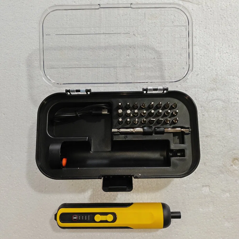 Household Electric Screwdriver Kit 3.6V 2A Battery Rechargeable Magnetic Cordless Electric Screwdriver Set