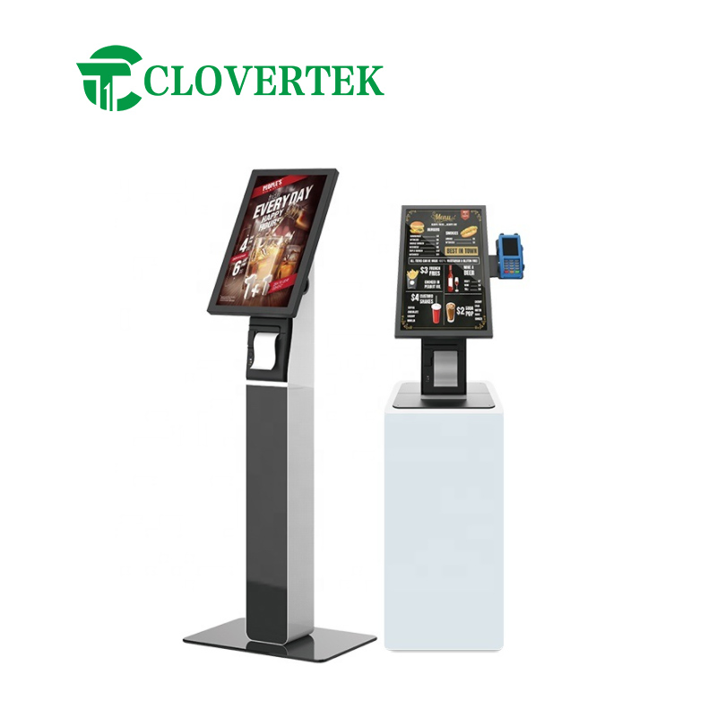 Restaurant 21 Inch 24inch 27 Inch Touch Screen Cashless POS Fast Food Self Service Order Checkout Payment Terminal Kiosk