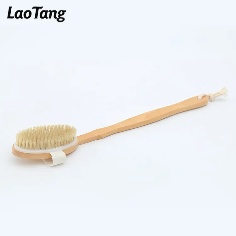 Bath Supplies High Quality Exfoliating Natural Massage Back Bath Body Shower Scrubber Brush