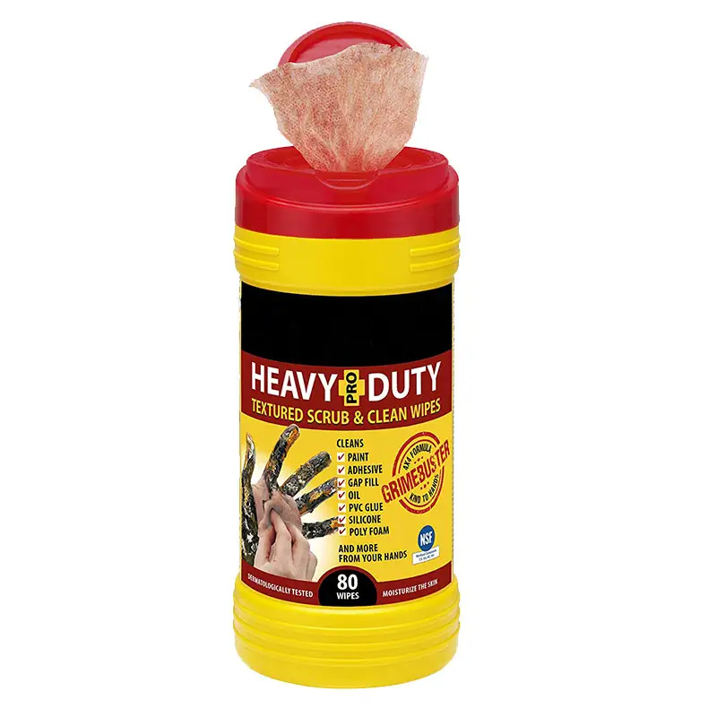 Safe and Efficient Grease Hand Cleaning Industrial Wipes Industrial Hand Adult Wet Towel Heavy Duty Cleaning Wipes Big Wipes Textured Scrub Industry Wet Wipes