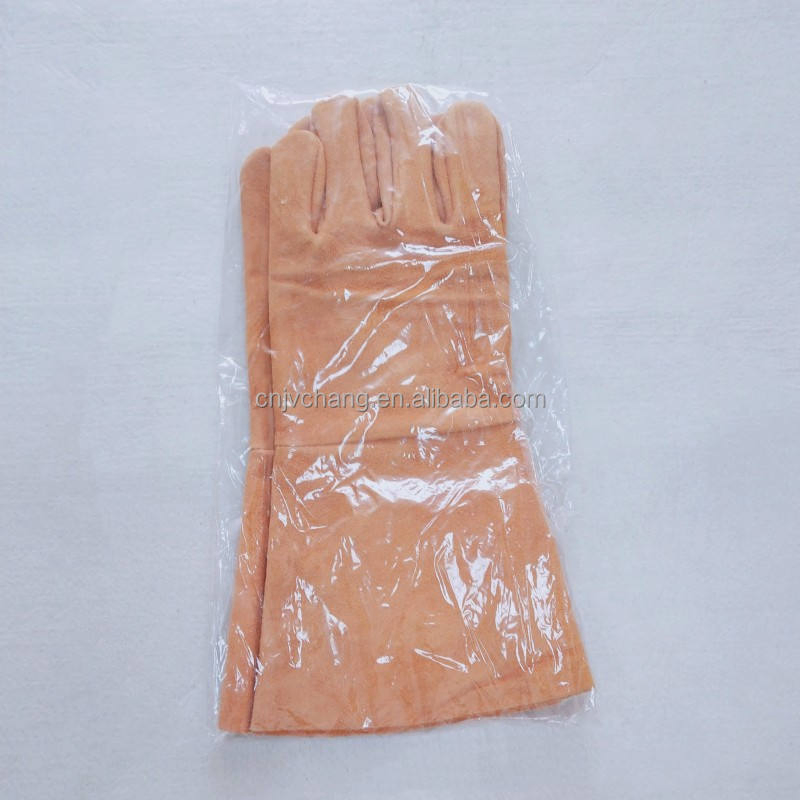 Premium Cowhide Oven Mitts - Heat Resistant Kitchen Gloves