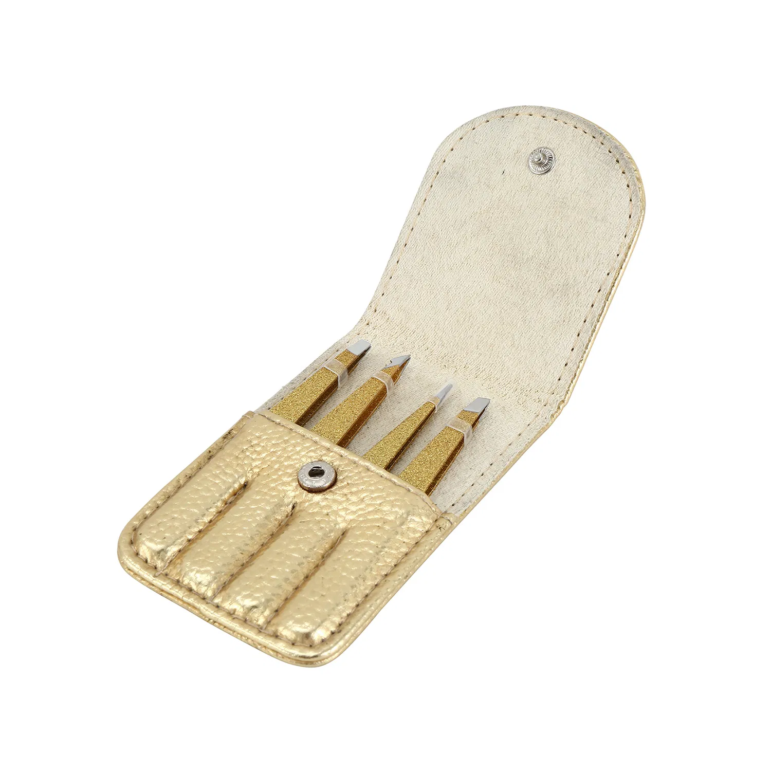 Wholesale Eyebrow Tweezers Stainless Steel Slanted Tip Point Face Makeup Beauty Tools