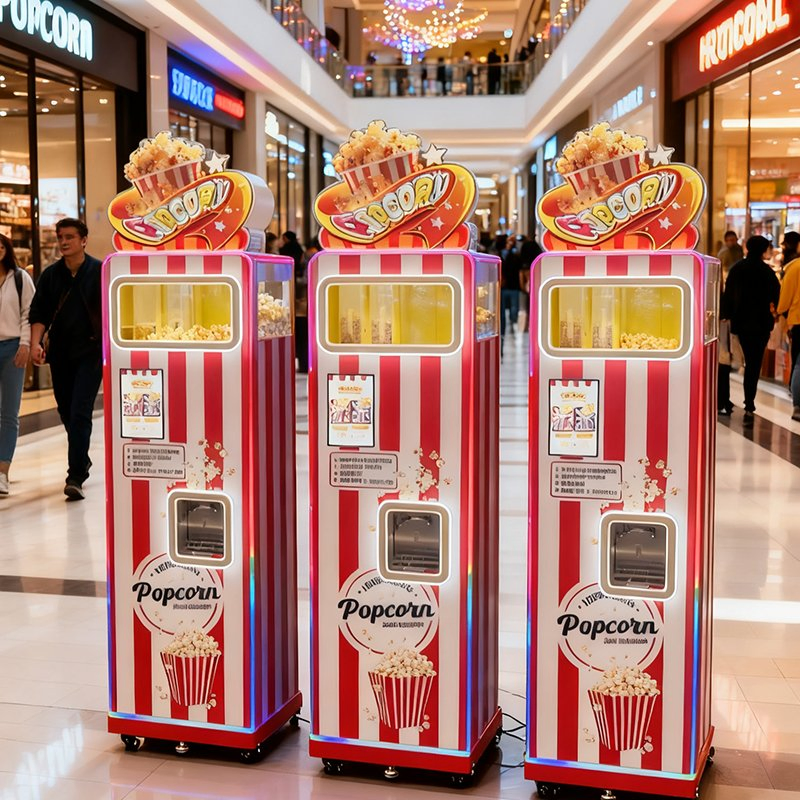 32oz CE RoHS Certified Customized 2 Flavor Automatic Commerical Popcorn Vending Machine for Cinema