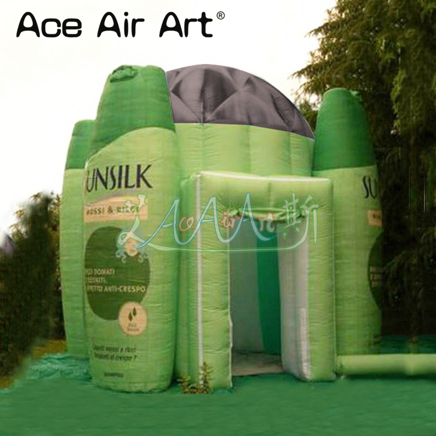 Outdoor Inflatable Shampoo Advertising Booth Customized Booth Waterproof Inflatable Tent
