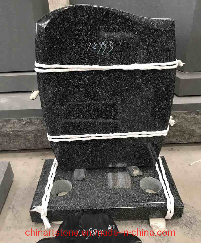 Wholesale Black, Pink, Red Granite Simple Tombstone for USA and Europe Market