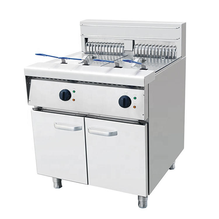 35-40L Restaurant Chip Electric Fryer with Two Tanks Commercial Fryer for Chicken