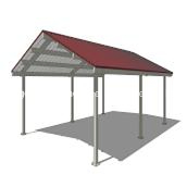 Garage/ Carport with Sheet Roofing for Sale