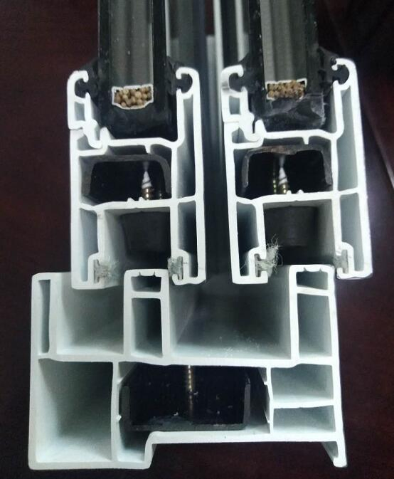 Low Price Customized Hurricane Impact PVC Vinyl Sliding Glass Window