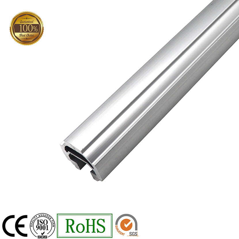 Yusi 28mm Silver Aluminum Pipe for Industrial Cart Racking