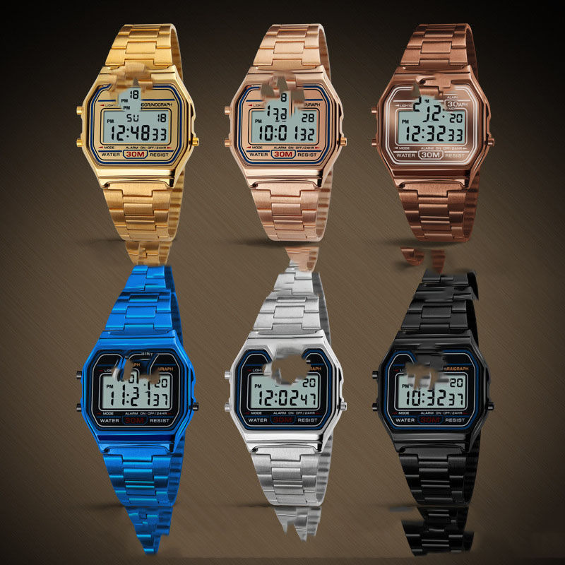 Hot Selling Men's Vintage Business Watch Waterproof Electronic Watch