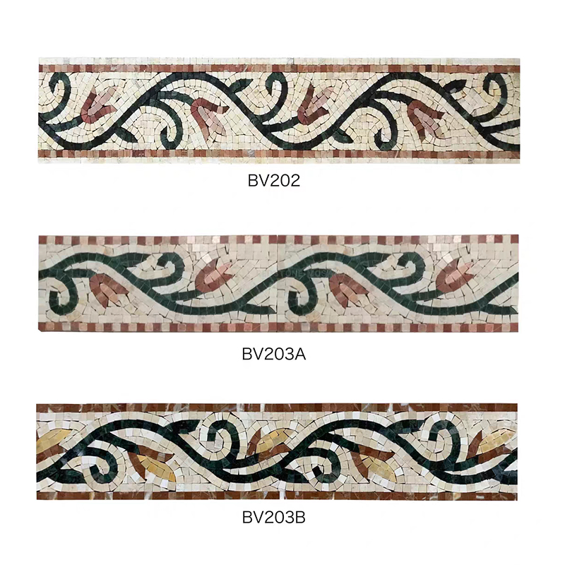 Decorative Marble Border Stone Designs Mosaic Patterns Tile Marble Mosaic Borders Tile