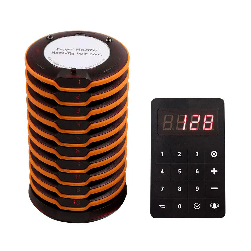 Wireless Customer Paging Calling Food Court Truck Restaurant Buzzer Pager System