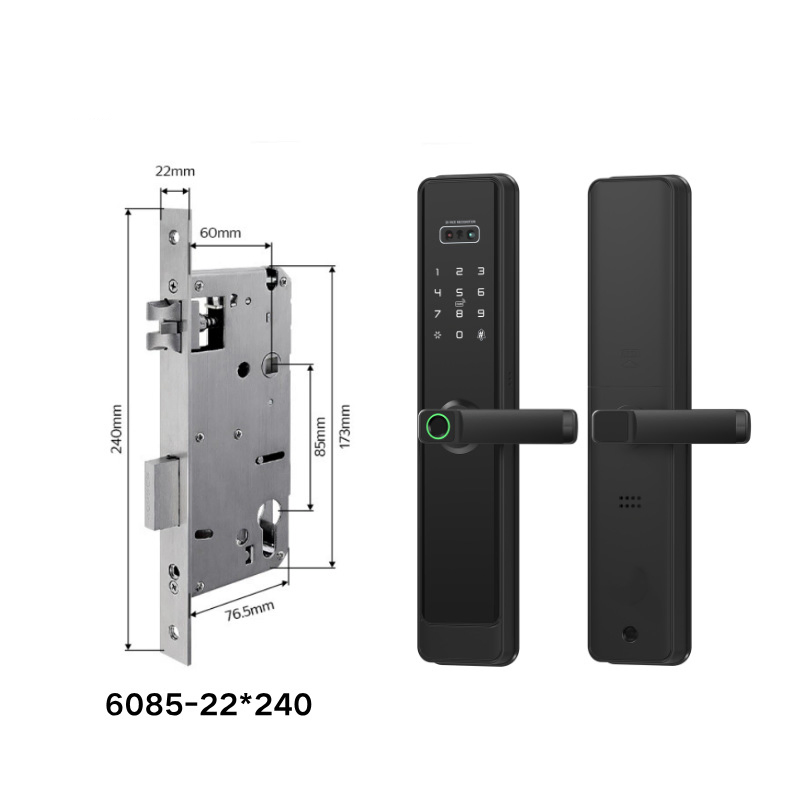 Regular Size Smart Digital Entry Door Lock - Custom Color Options Available
