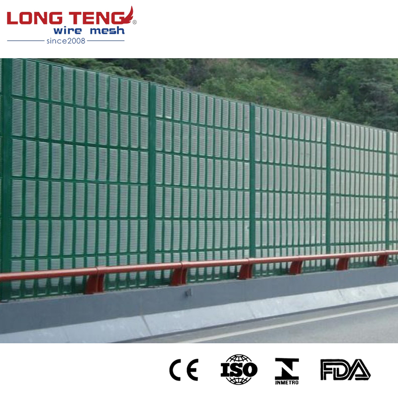 Acoustic Insulation Wall Fence Acrylic Aluminum Noise Barrier Panel Prices Highway