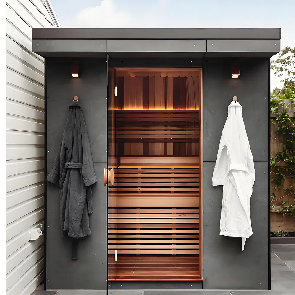 Уличная сауна из кедра на 4 персоны