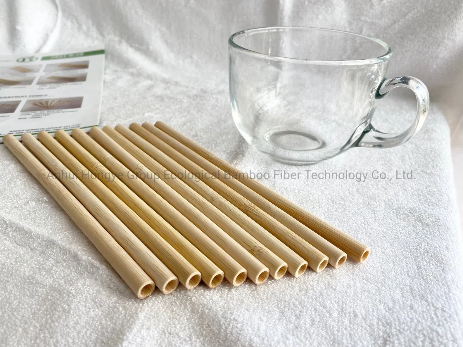 Disposable Bamboo Straw Hot Sale Eco-Friendly Product 9.0*200 mm