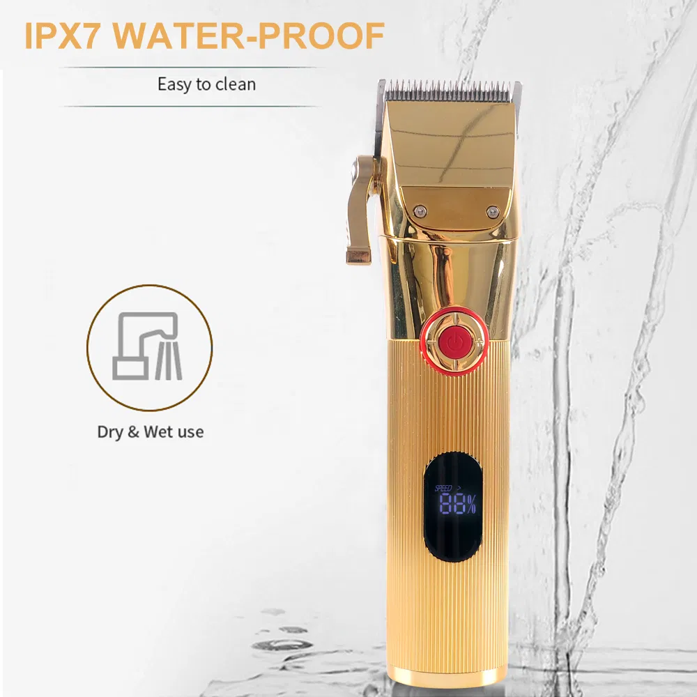 Electric Waterproof Rechargeable Proffessional Cordless Hair Clipper