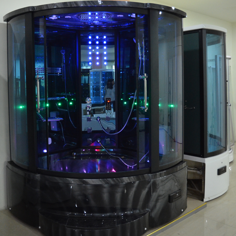 Australia Style with TV Black Sex Luxury Massage Steam Room