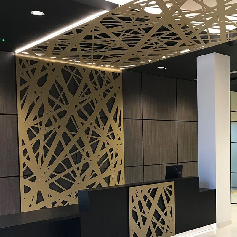 Decorative Perforated Aluminum Facade Cladding for Curtain Wall Project