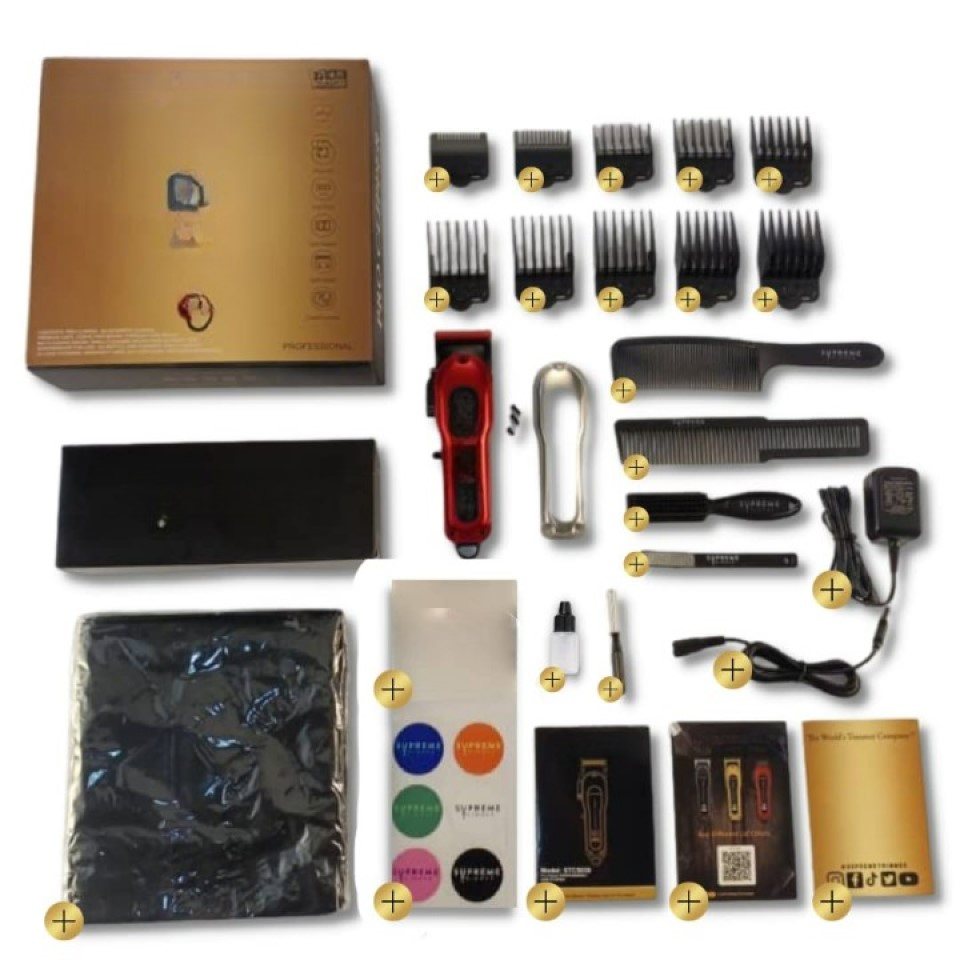 High Quality ODM Home Barber Equipment Electric Professional Long Run Time Cordless Pet Dog Hair Trimmer Clipper Set