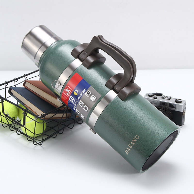 3L /4L Big Capacity Stainless Steel Double Layer Insulated Climbing Pot Thermos