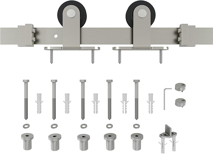 Door Rollers Barn Door Carbon Steel Sliding System Hardware