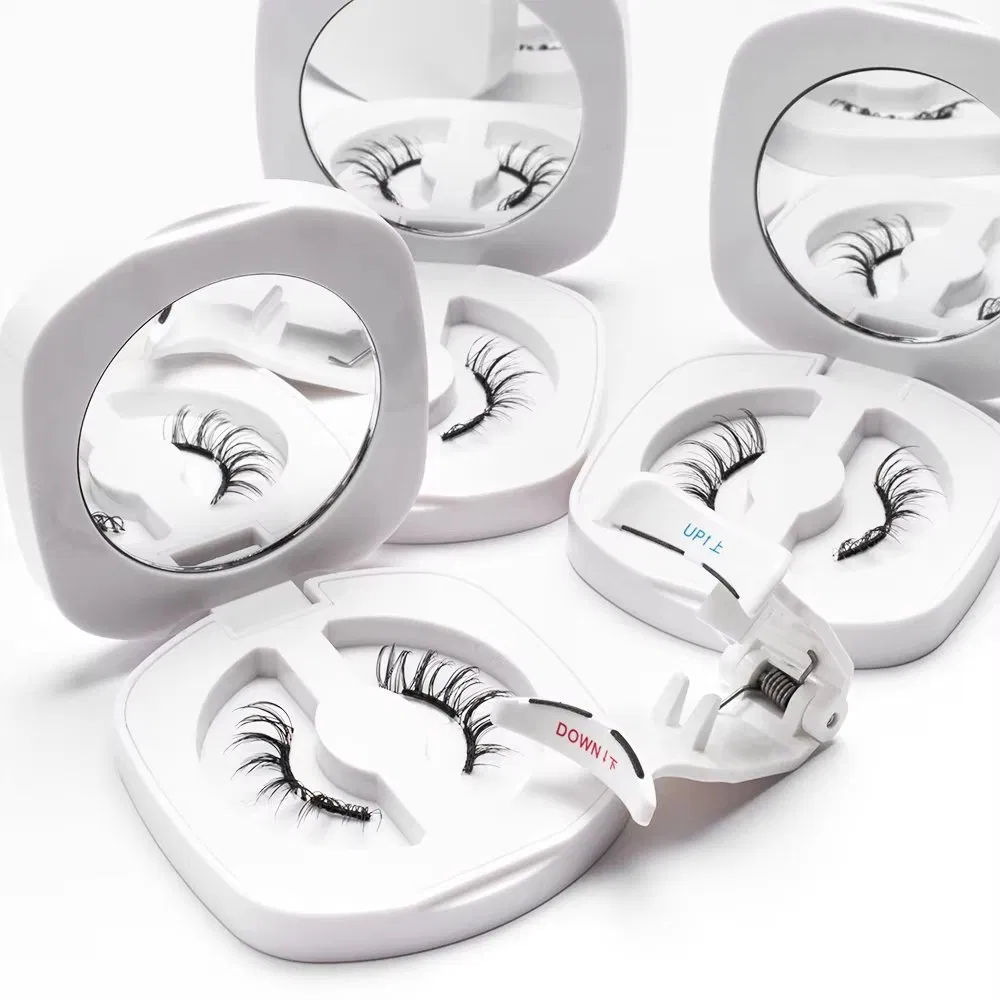 High Quality Soft Quantum Magnetic Lashes Natural Style with Applicator Case Mirror False Eyelashes