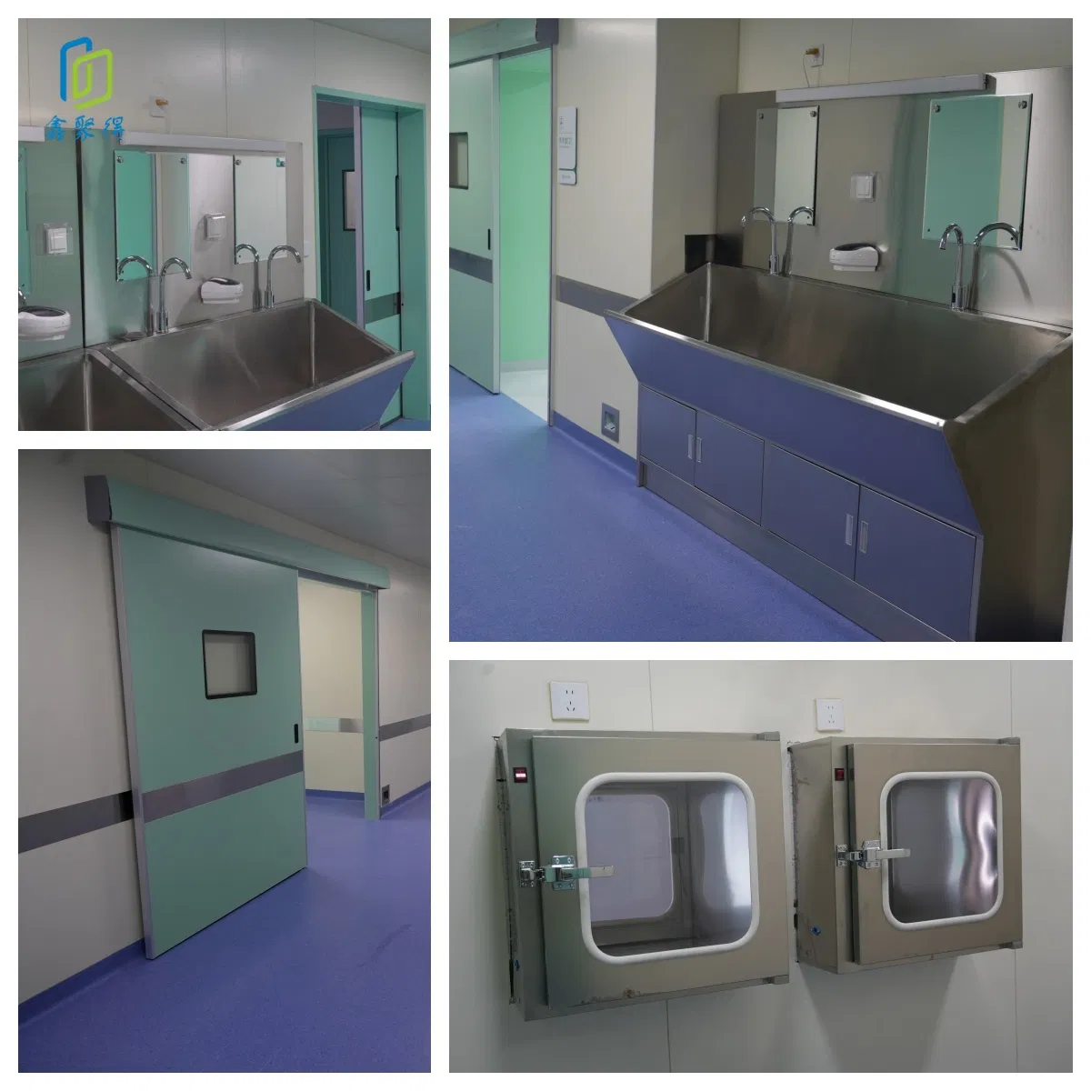 Durable Seamless Cleanroom Sink with Sensor Control Mechanism