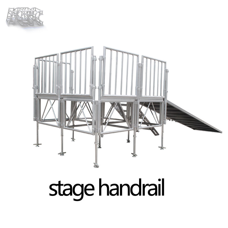 Premium Aluminum Mobile Event Stage with Sturdy Plywood Base