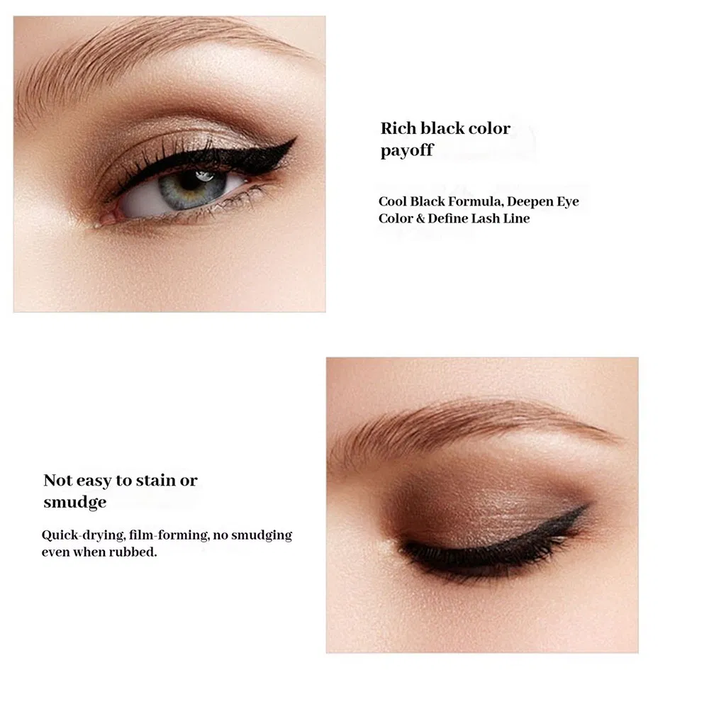 Ultra Smooth One Stroke Chinese Made Waterproof Makeup Eyeliner Pen Eyeliner