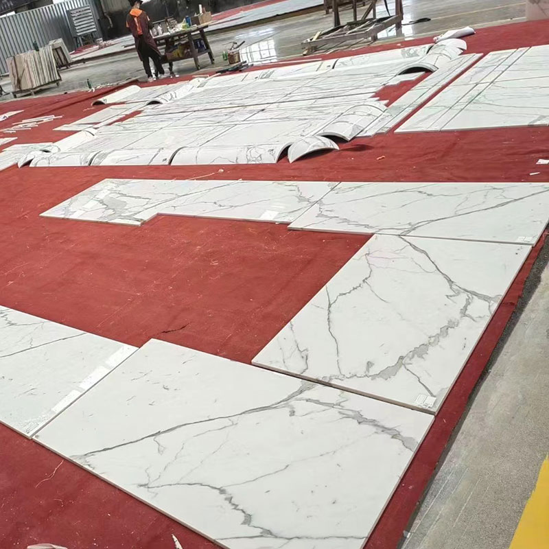 Luxury Villa Floor Big Slabs Natural Marble Calacatta Suitable for Wall and Floor Tiles Calacatta Marble