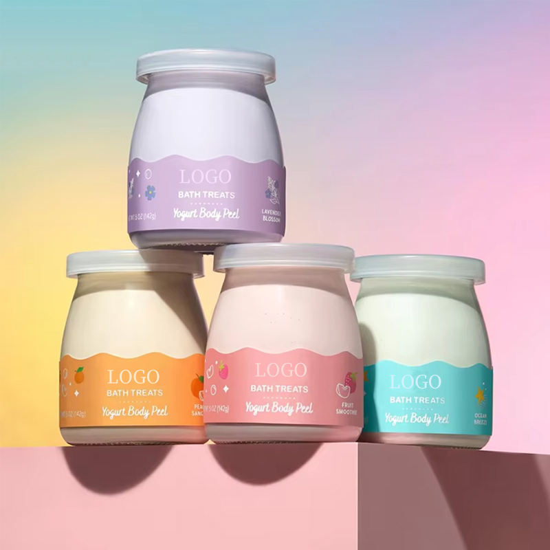 Ditong Reduce Redness and Irritation Shower Treats Skin Whitening Scrub Fruits Smoothie Yogurt Body Peel