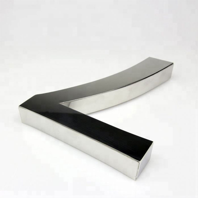 Stainless Steel House Number-Modern House Number Mailbox Number Sign Easy to Install (About 10 inches)