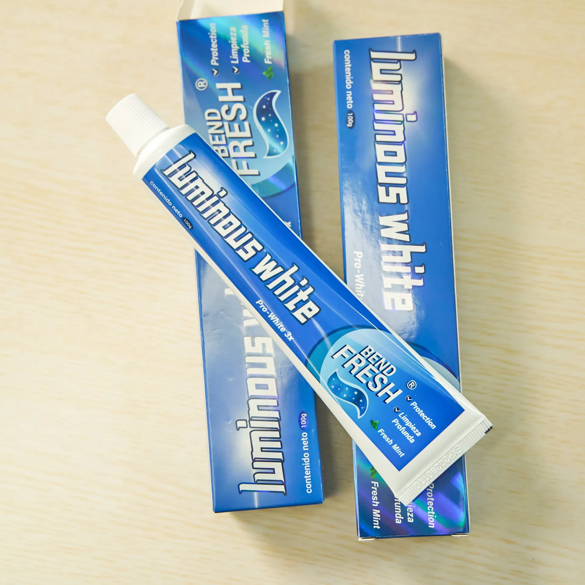 Organic Toothpaste with GMPC Certification and Private Label Support