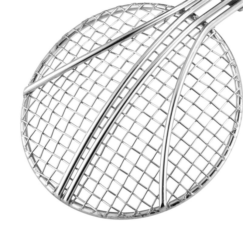 Kitchen Used Frying Stainless Steel Cooking Frying Skimmer with Handle