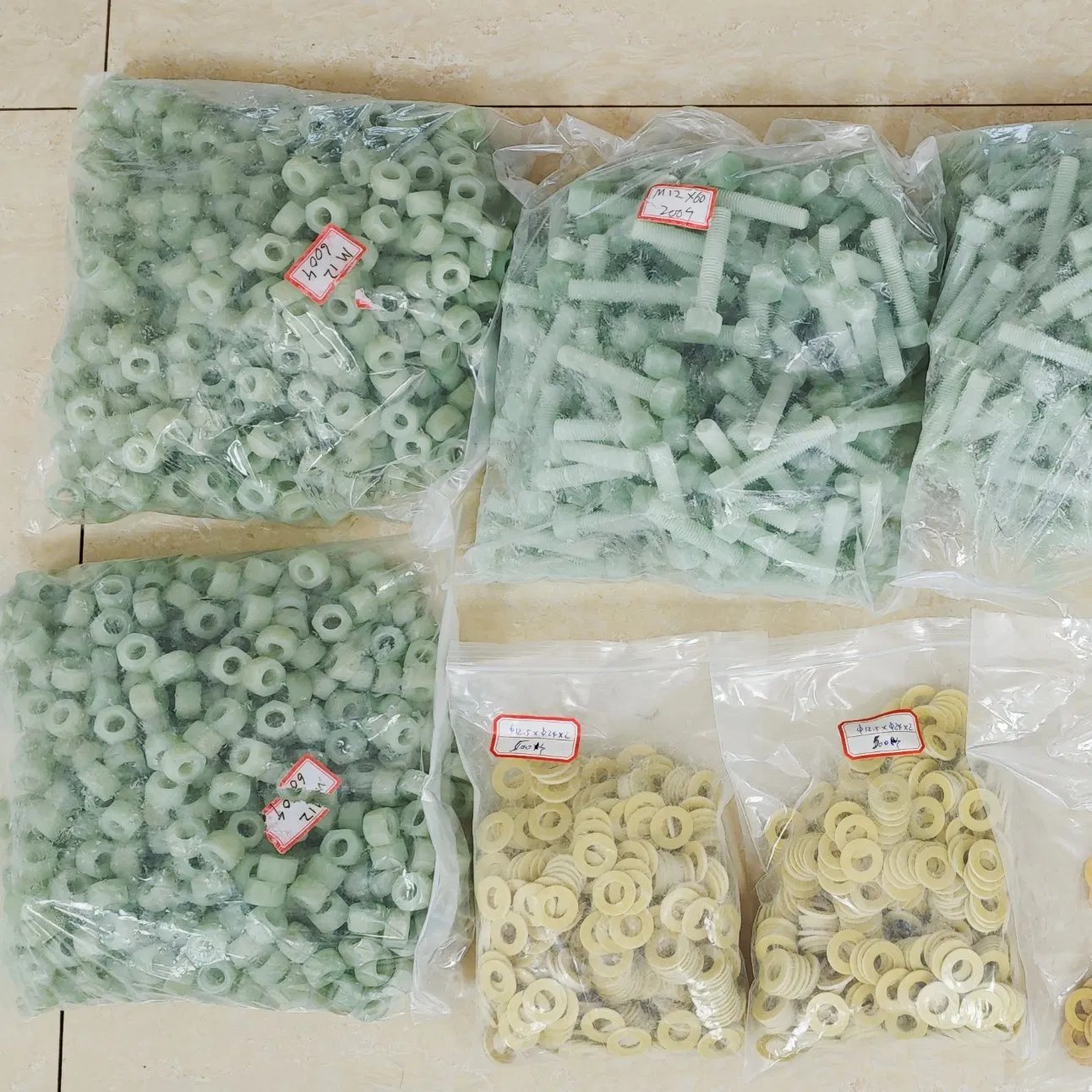 Threaded Rod FRP Fiberglass Bolt Glass Fiber Bolt Epoxy Fastener