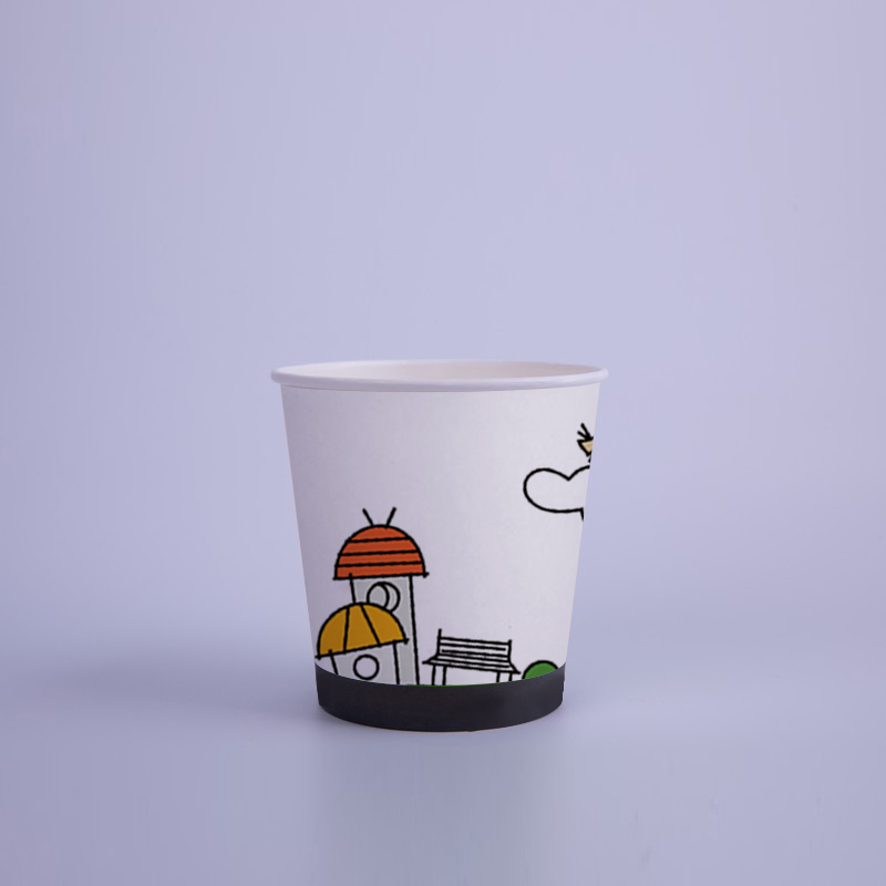 Бумажный суповой стакан 12oz с логотипом